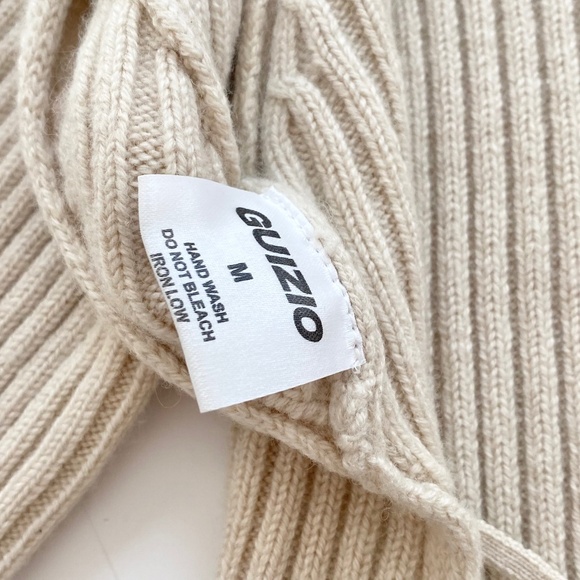 Guizio wool blend open back top - Picture 5 of 7